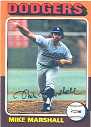 1975 Topps Mini Baseball Cards      330     Mike Marshall